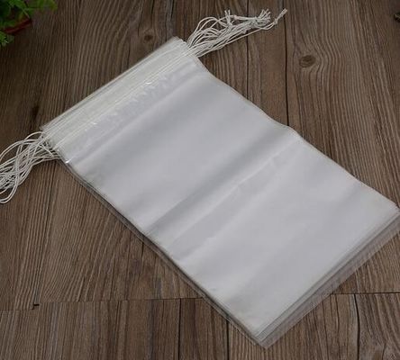 Biodegradable Plastic Manufacturer Wholesale Commercial Hotel White Poly Drawstring Printed Laundry Bags bagease package