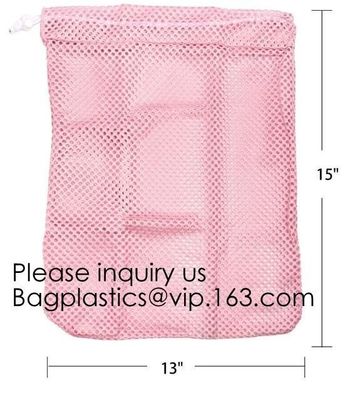 Protection Zipper Mesh Laundry Bag Laundry Wash Mesh Bag,Gym Bags, Laundry bag, Swimming bag, Travel bags, Mesh bags pac