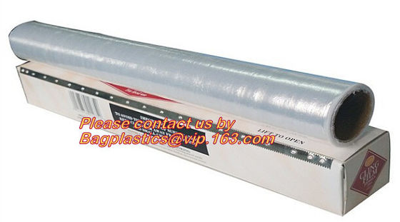 PE food wrap, PVC cling film plastic wrapping film for food wrap, High Strength Food Grade PE Plastic Cling Film Wrap