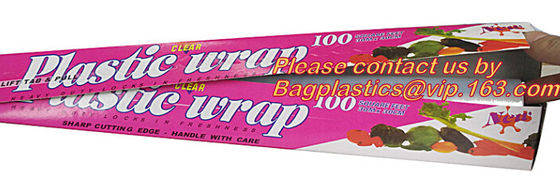 PE food wrap, PVC cling film plastic wrapping film for food wrap, High Strength Food Grade PE Plastic Cling Film Wrap
