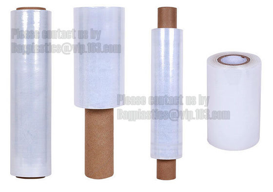 Pallet Wrap Stretch Film 17" Stretch Film, 18 micron x 500 mm x 300 m Hand Use Manual Pallet Stretch Wrap, bagease, pac