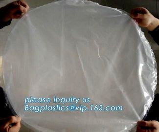 bottom unloading PE liner bag, round bottom bucket liner, plastic pail liner, circle round bottom liner for liquid and p