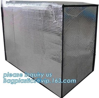 Aluminum Foil Bubble Insulation Material Vapour Battier Pallet Cover, Thermal insulated pallet blankets,