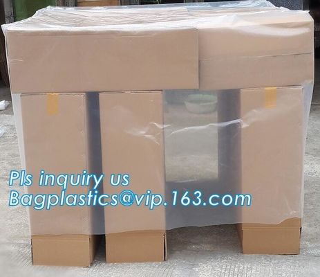 Plastic Pallet Cover Suppliers Printable Polyethylene Pallet Cover Bags, easy cleaning waterproof pallet cover, BAGPLAST