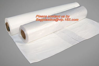 Plastic Construction Film,Construction Industrial Heat Shrink Wrap film roll,LDPE white rolling film,construction builde