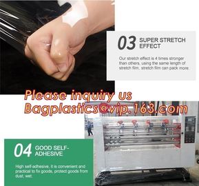 PVC packaging film pvc cling film wrap film clear wrapping plastic Stretch Film/ pvc stretch Wrapping Film Roll Cast PVC