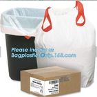 Garbage bags 10 Liter Drawstring Bathroom Trash Bags Mini Wastebasket Can Liners for Home Office Bins, bagease, pack