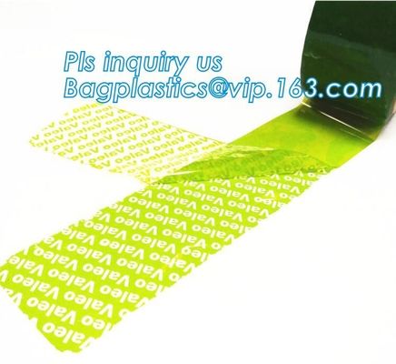 Security void tape,Tamper Evident Security Void Tapes,Red Tamper Evident Void if Opened Security Tape PET Backing Materi