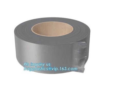 Pink Silver Color Hot Melt Duck Duct Tape,Strong adhesive pipe wrapping Duct tape for metal,Rubber Gaffa Duct cloth Tape