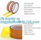 High Temp Self Adhesive PET Green Tape With Silicone Adhesive For 200 C Heat Protection and Powder Spray Paint  bagease