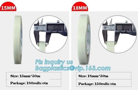 Filament/Fiberglass Tape,Mono line Filament Tapes,Promotional Filament Fiberglass Self-adhesive Tape bagease bagplastics