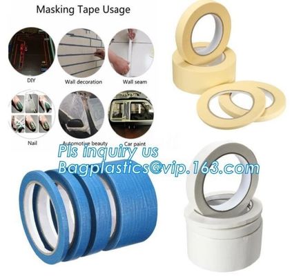 Heat Resistant Automotive Adhesive Masking Tape reisst 80c Auto masking tape,Painters Masking Tape,automotive for painte