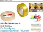 Stationery printed logo bopp packing tape adhesive,OEM/ODM custom printed washi tape japanese stationery tape bagease
