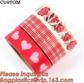 HAPPY VALENTINE'S DAY SERIES WASHI TAPE,Dia3.7cm Animal Flower Whale Washi Tape Diary Photo Album Decorative Tape DIY Pa