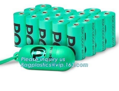 degradable pet waste poop bags dog cat clean up refill garbage bag, Capsule Shape Dog Pet Puppy Waste Bag Dispenser with