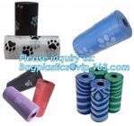 high quality disposable dog poop bags / vest handle pet garbage bags, Pet Recycled Silicone dog poop bag / biodegradable