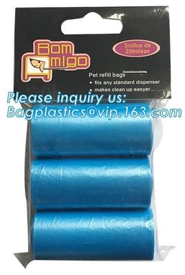 LED Disposable portable pet dog trash waste bag with dispenser, Dog Grooming Products Personalized Biodegradable Pet Was