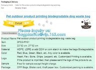 China Customized Fashion Plastic bone shape dog poop waste garbage bag dispenser / Plastic Dog Waste Poop Bag For Pet
