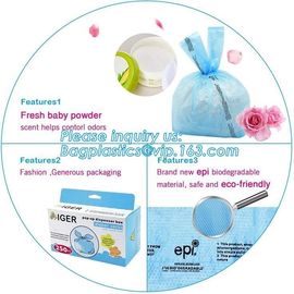 Baby nappy bag with scented diaper sacks, Diapers bag for newborn,disposable diaper sacks, 3 mil packaging biodegradable