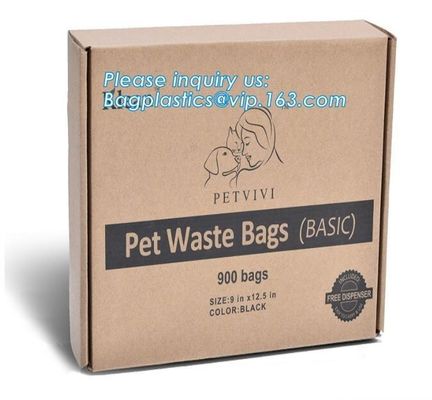 En13432 certified eco friendly biodegradable nappy sacks, Eco-Friendly Scented Baby Disposal Nappy Sacks 50 PCS Easy Tie