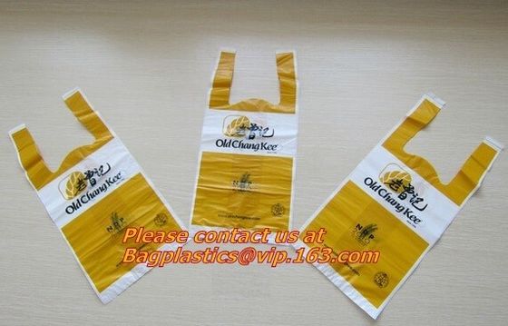 100 Compostable Biodegradable Shopping Bags - T-Shirt Style Carry Bags for Trash Or Grocery - Super Strong Holds 25 Poun