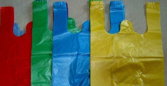 Kitchen Handle-Tie Trash Bags,Recyclable Plastic Shopping Bags with Flat Bottoms,Reusable Grocery Shopping Bags, bagease