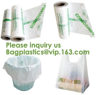 Plastic Corn Starch Wholesale Custom Printed Private Label Cornstarch Compostable Pet Dog Waste Bag Biodegradable