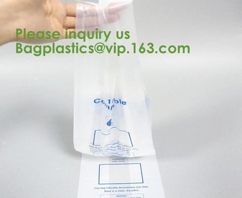 100% Biodegradable Compostable Plastic T-Shirt Vest Bag For Shopping,Home,Decoration,Wedding,Supermarket,Restaurant,Bake