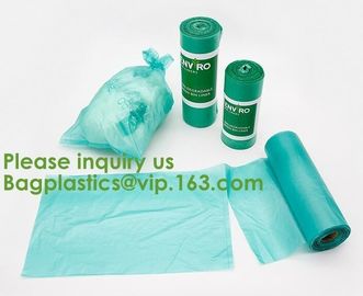 Biobased Compostable Vest T-shirt Handle Bags,Shopping, Shopper, Singlet, Vest Carrier, Tie handle, Top tie, NIce Day