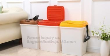 Pet Foods Storage Containers Bowls with Spoons Cat's Dog's Kitty's Puppy's Feeders Accessories Canisters Set, bagease