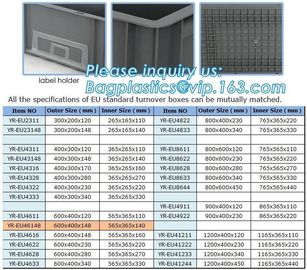 OEM Plastic foldable Container, Collapsible and folding crate box for storage and moving, fruit bins Standard plastic