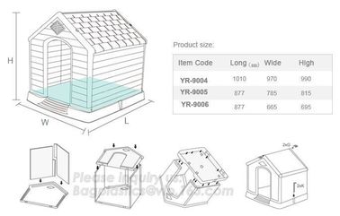 outdoor kennel for large dog house Eco friendly dog kennels crates plastic houses, Large Dog Outdoor Plastic Dog House