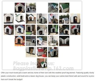 outdoor kennel for large dog house Eco friendly dog kennels crates plastic houses, Large Dog Outdoor Plastic Dog House