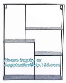 Metal Wire 3 Tier Wall Mounted Kitchen Fruit Produce Bin Rack / Bathroom Towel Baskets/File Organizer Rack, wire functio