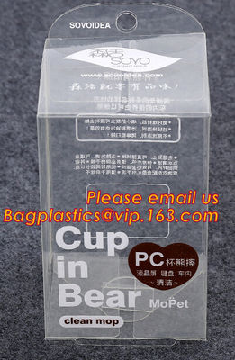 packaging transparent Soft Crease PVC Clear Plastic Box, small plastic box,clear plastic gift box