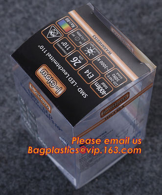 packaging transparent Soft Crease PVC Clear Plastic Box, small plastic box,clear plastic gift box