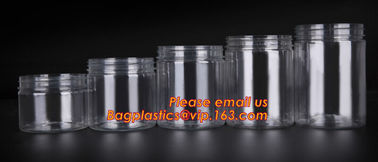 gift packaging clear plastic large round storage box, Food grade clear plastic round PVC tube metal lid box