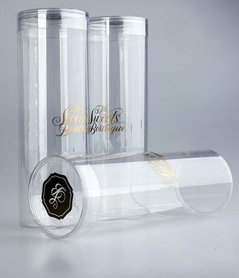 Foil stamping  Other special effects printing Customzied clear PVC plastic rectangle fold box packaging,box package pac