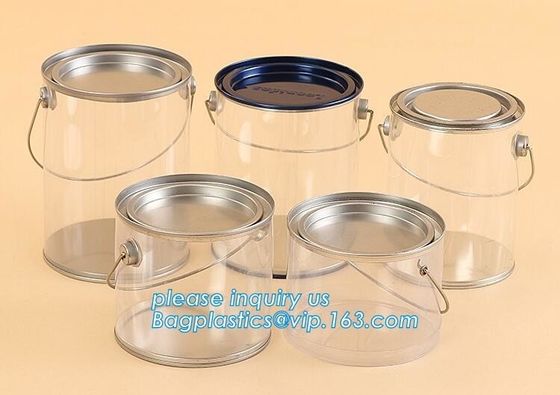 aluminum tin aluminum container jar with clear window top aluminum cans with screw lid for cosmetic/food bagplastics pac