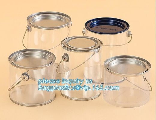 aluminum tin aluminum container jar with clear window top aluminum cans with screw lid for cosmetic/food bagplastics pac