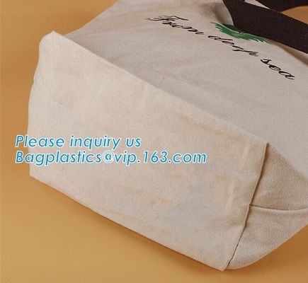 Cotton Canvas Bag With Inner Pocket, Eco Friendly Organic Cotton Canvas Tote Bag,Canvas Shopping Bag bagease bagplastics