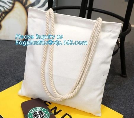 Custom beach tote bag women rope handle print canvas tote bag wholesale,cheap plain blank canvas tote bag promotional