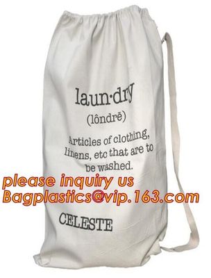 Custom printed nylon canvas biodegradable baby 100% organic cotton laundry bag,large cotton drawstring laundry bag pack