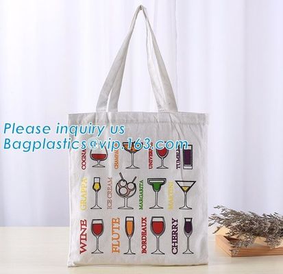 customized logo white/pink blank small cotton handle bag,cotton canvas gift tote bag three color nylon handle bag bageas