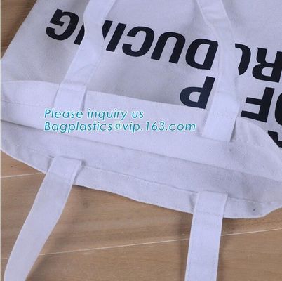 Handle shoulder dual use recyclable shopping cotton bag,Manufacturer custom-made 12oz white handled cotton canvas tote b