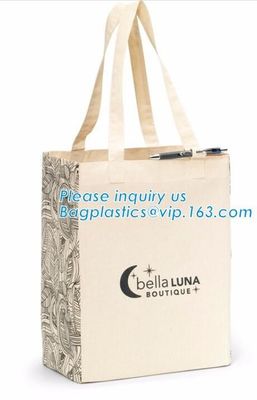 Handle shoulder dual use recyclable shopping cotton bag,Manufacturer custom-made 12oz white handled cotton canvas tote b