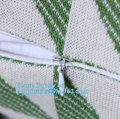 Europe Luxurious design home decor sofa throw pillow blue geometric pattern cushion cover,fashion double color Sequins a