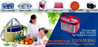 polyester cheap simple insulated cooler bag for food, Promotional custom recyclable aluminum foil picnic insulated lunch