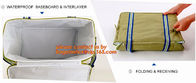 custom polyester non woven cans thermal frozen food lunch insulated cooler bag