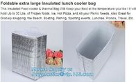 EPE Food Delivery Bag Promotional Insulation thermal seat bag, foldable cooler bag seat,waterproof oxford insulated cool
